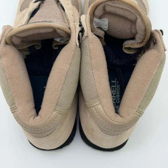 Vintage Merrell Light Traveler Mens 12 Narrow Hiking Boots Tan Suede Outdoors - Picture 6 of 11